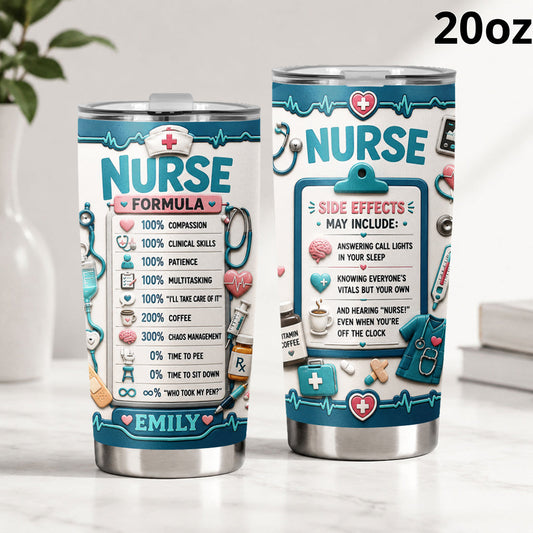 Nurse Life - Personalized Nurse Tumbler