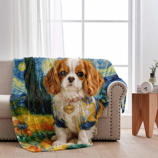 Pet Potrait - Personalized Dog Blanket