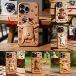 Pet Mom, Dog Lovers Gift Idea - Personalized Dog 3D Embossed Leather Phone Case