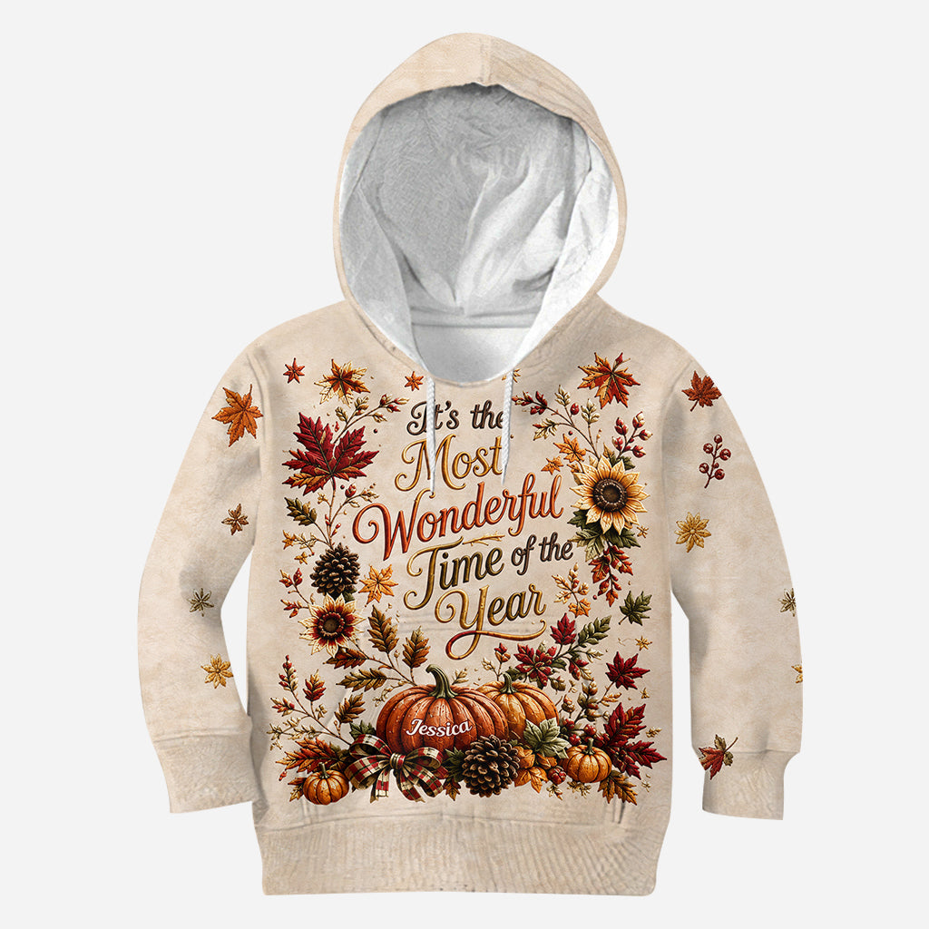 It's the Most Wonderful Time of the Year - Personalized Autumn All Over Shirt