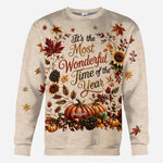 It's the Most Wonderful Time of the Year - Personalized Autumn All Over Shirt