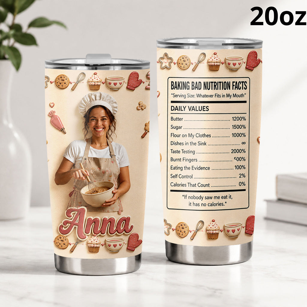 Baking Nutritions - Personalized Baking Tumbler