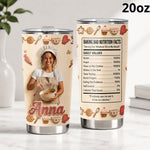 Baking Nutritions - Personalized Baking Tumbler