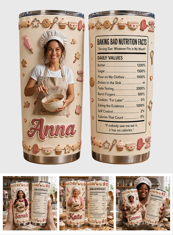 Baking Nutritions - Personalized Baking Tumbler