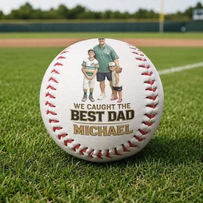 Baseball Dad - Personalized Baseball Multi-Sport Ball