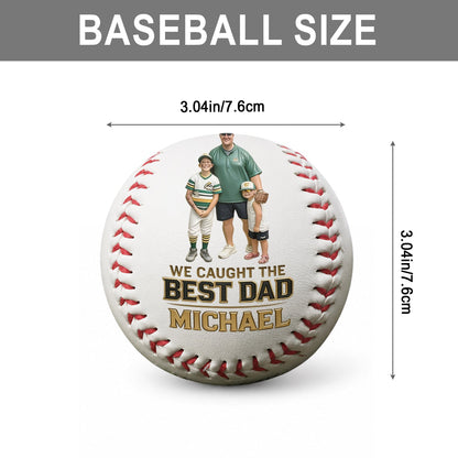 Baseball Dad - Personalized Baseball Multi-Sport Ball