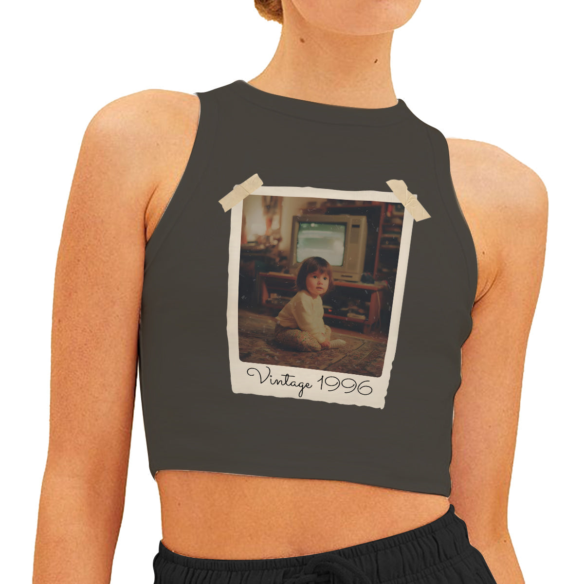 Birthday Gift Idea - Personalized Birthday Crop Tank Top