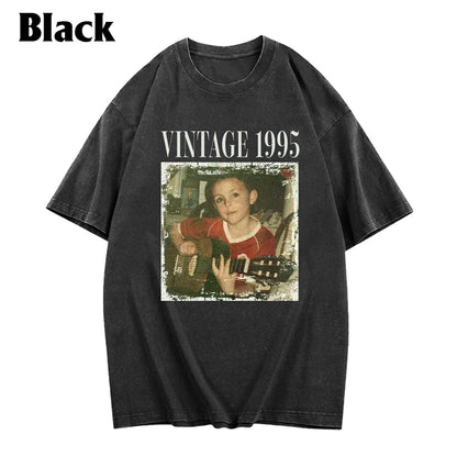 Birthday Gift - Personalized Birthday Washed T-Shirt