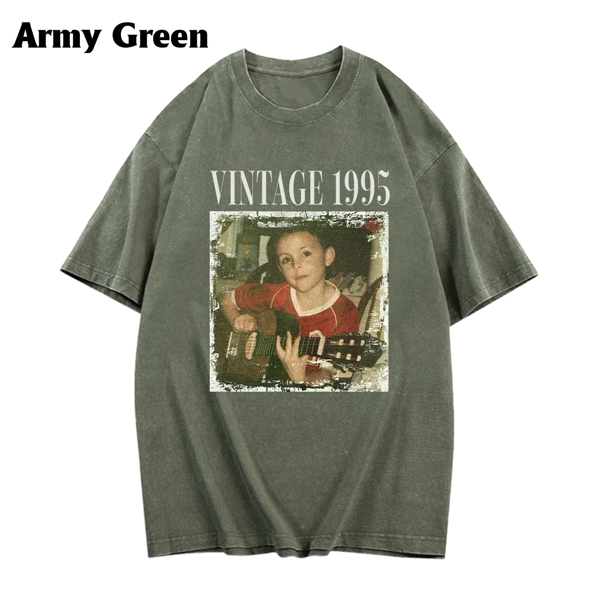 Birthday Gift - Personalized Birthday Washed T-Shirt