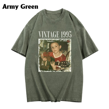 Birthday Gift - Personalized Birthday Washed T-Shirt