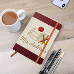 Teacher Gifts - Personalized Teacher Leather Journal