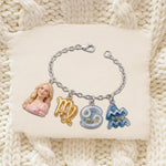 Custom You Sun, Moon & Rising Zodiac Sign - Personalized Horoscope Bracelet With Charms