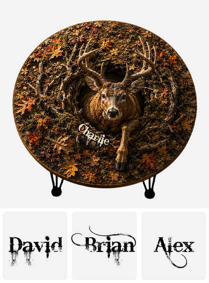 Hunting Lovers Gift - Personalized Hunting Table Custom Shape