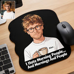 I Hate People - Personalized Colleague Mouse Pad Custom Shape