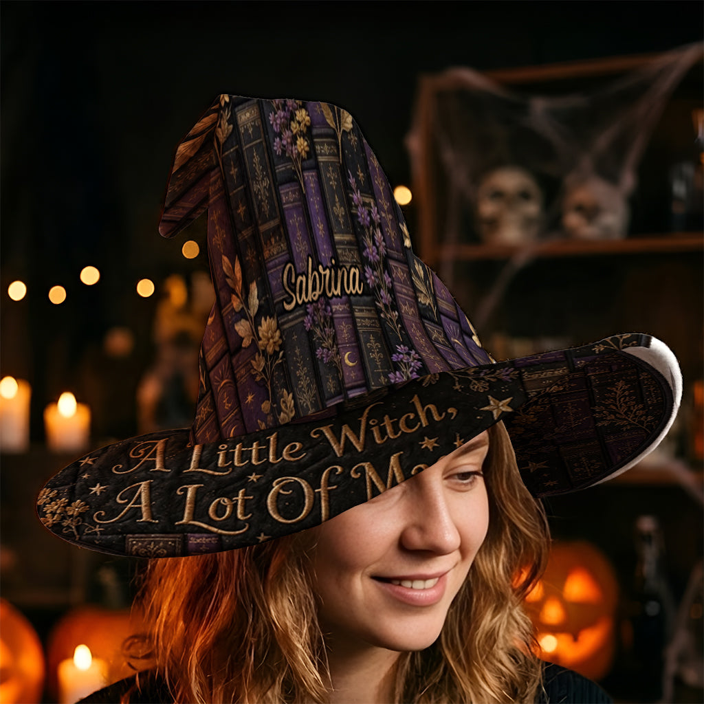 A Little Witch, A Lot Of Magic - Personalized Witch Quilt Witch Hat