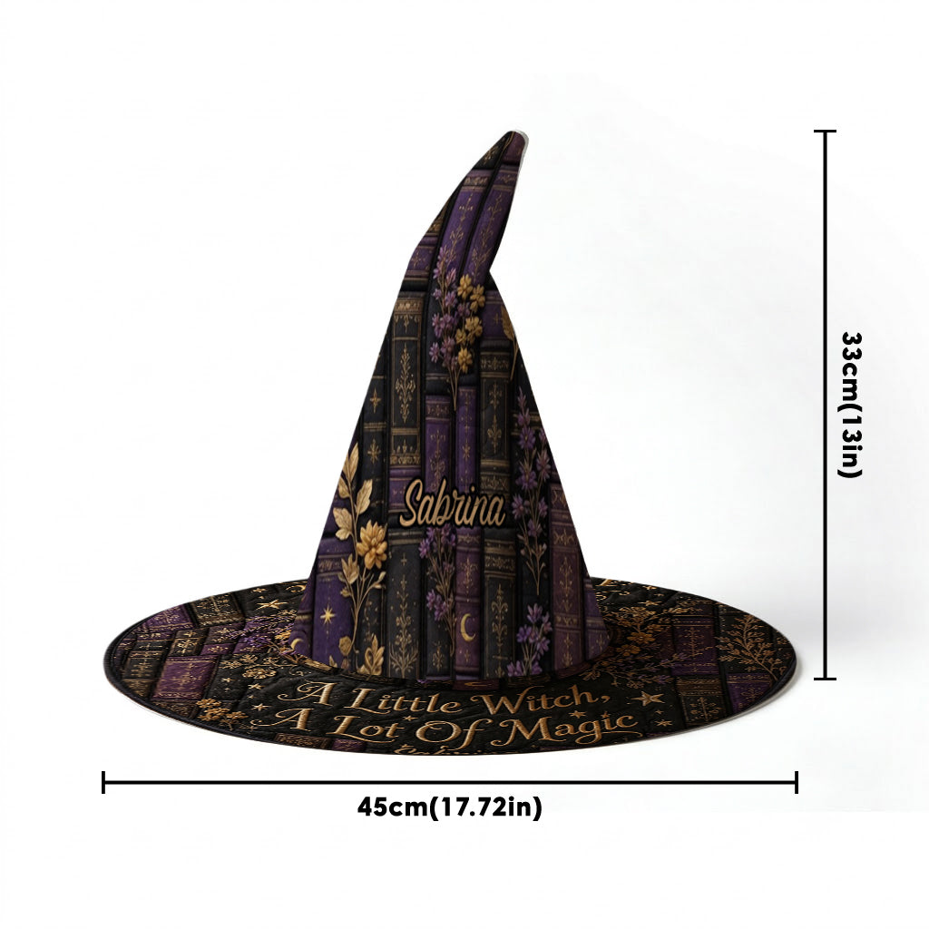 A Little Witch, A Lot Of Magic - Personalized Witch Quilt Witch Hat