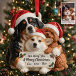 Little Chrismtas - Personalized Dog Premium 3D Ornament