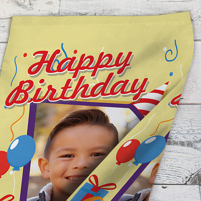 Happy Birthday - Personalized Birthday Garden Flag