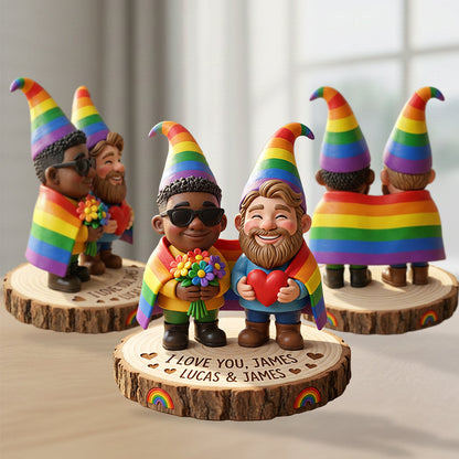 Custom Any Couple Photo - Personalized LGBT Support Premium 3D Figurine
