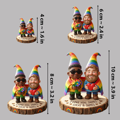 Custom Any Couple Photo - Personalized LGBT Support Premium 3D Figurine
