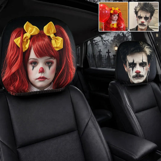 Funny Halloween - Personalized Family Car Headrest Covers