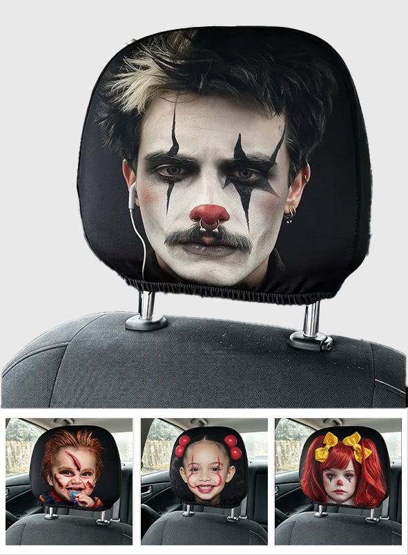 Funny Halloween - Personalized Family Car Headrest Covers