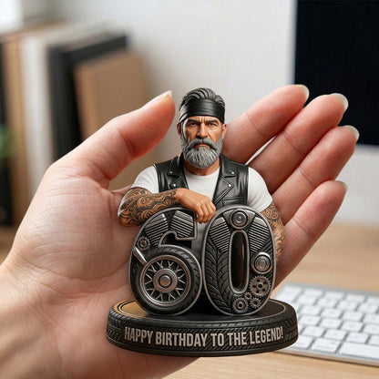 Custom Any Photo Birthday Celebration - Personalized Birthday Premium 3D Figurine