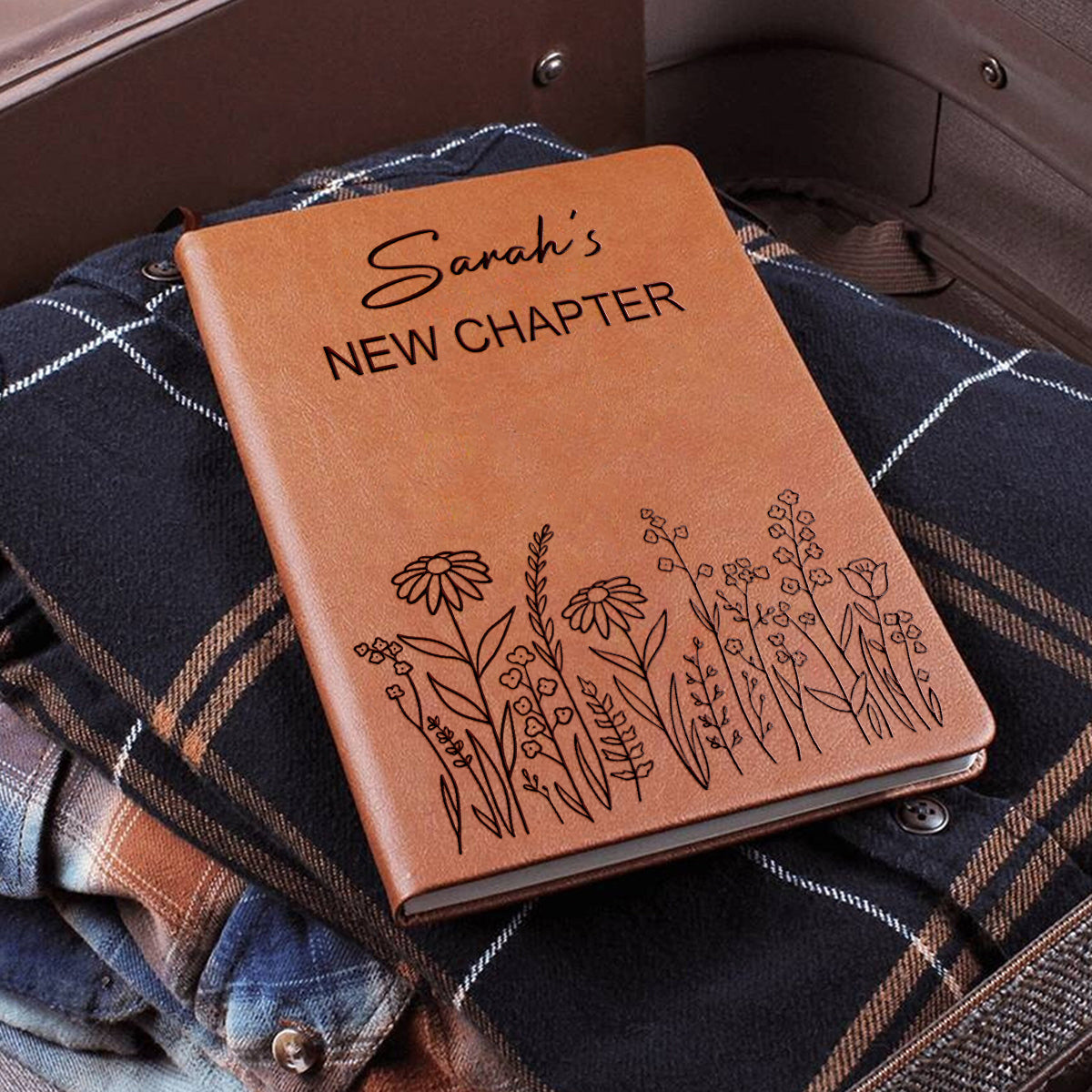 Birthday Gift - Personalized Birthday Leather Journal