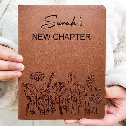 Birthday Gift - Personalized Birthday Leather Journal