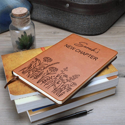 Birthday Gift - Personalized Birthday Leather Journal