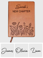Birthday Gift - Personalized Birthday Leather Journal