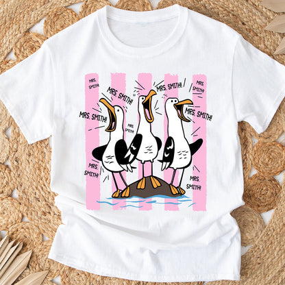 Back To School - Personalized Teacher T-shirt And Hoodie