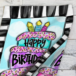 Happy Birthday - Personalized Birthday Garden Flag