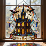 Grandma's Boo Crew - Personalized Grandma 3D Printed Glass Suncatcher