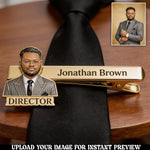 Gift For Male Co-Workers - Personalized Colleague Tie Clip