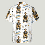 Doing Dad Sh*t - Personalized Father Hawaiian Shirt