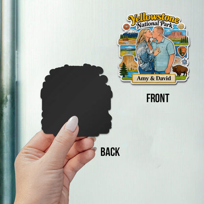 National Park Travel Memories - Personalized National Parks Magnet