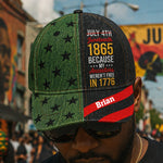 Juneteenth 1865 Because My Ancestors Weren't Free In 1776 - Personalized African American Classic Cap