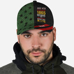 Juneteenth 1865 Because My Ancestors Weren't Free In 1776 - Personalized African American Classic Cap