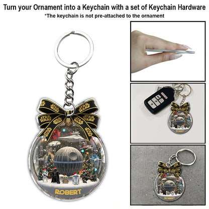 Merry Christmas - Personalized The Force Ornament