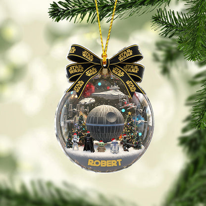 Merry Christmas - Personalized The Force Ornament