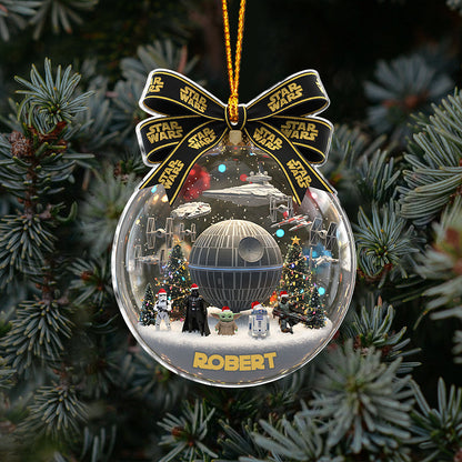 Merry Christmas - Personalized The Force Ornament