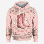 Cute Cowgirls - Personalized Cowgirl Hoodie and Leggings
