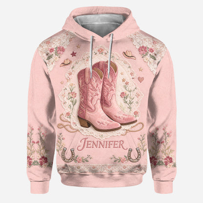 Cute Cowgirls - Personalized Cowgirl Hoodie and Leggings