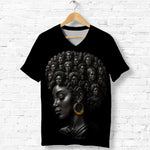 The Women Of Our Culture - Personalized African American Fully Printed V-Neck T-Shirt