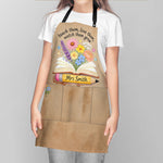 Teacher Gifts Boho Kraft - Personalized Teacher Apron With Pockets