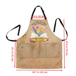 Teacher Gifts Boho Kraft - Personalized Teacher Apron With Pockets