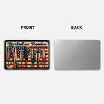 Patriotic Fishing Rod USA Flag - Personalized Fishing 3D Printed Cut Metal Sign