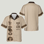 Man Of God - Personalized Christian Hawaiian Shirt & Men Shorts