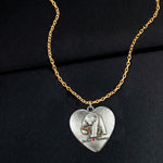 Autism Mama Bear - Personalized Autism Awareness Shaped Metal Pendant Necklace